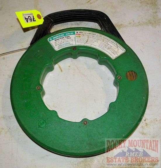Greenlee 43820 steel fish tape. Rocky Mountain Estate Brokers Inc.