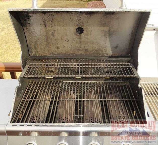 Member's Mark Stainless Steel Grill W/ Side Burner & Propane Bottle