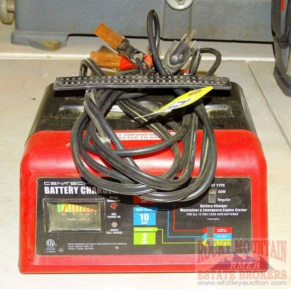 CenTech automatic battery charger. Rocky Mountain Estate Brokers Inc.