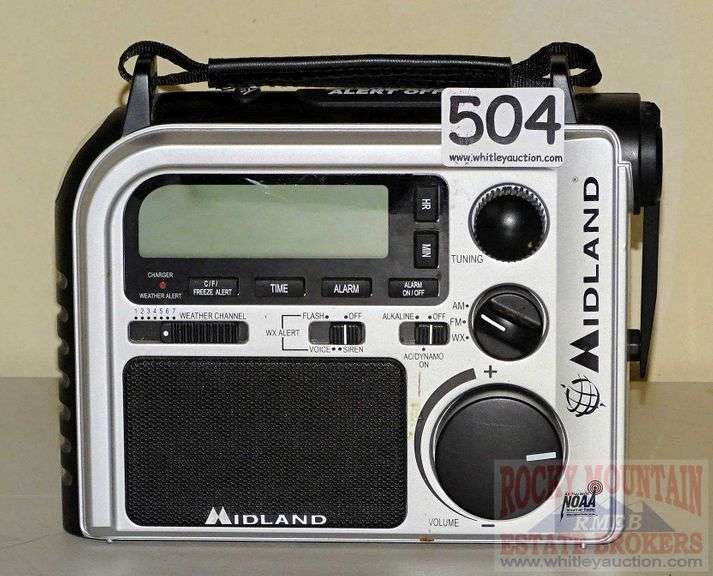 Midland All Hazards NOAA Weather radio. Rocky Mountain Estate Brokers
