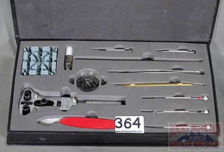 New Watch Repair Kit with Watch Vise, Specialty Screw Drivers & More