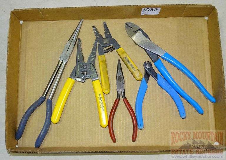 Channel Lock side pliers, Klein strippers and more. All for one money