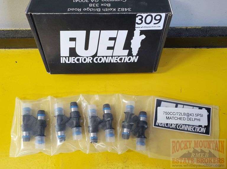 Fuel Injection Connection 750cc/72lb43.5 PSI matched Delphi fuel