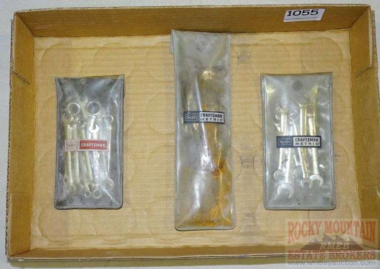 Craftsman 10 piece metric ignition wrench set, 14 piece metric hollow set screw key assortment