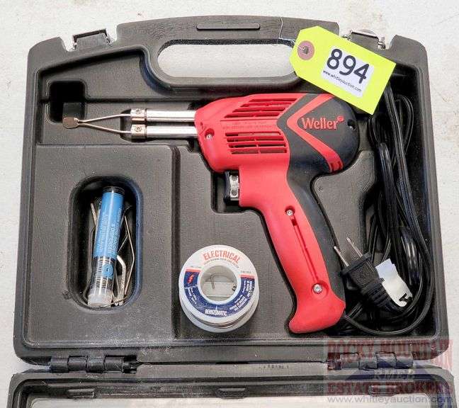 Weller soldering gun w/ solder in case, appears new. Rocky Mountain