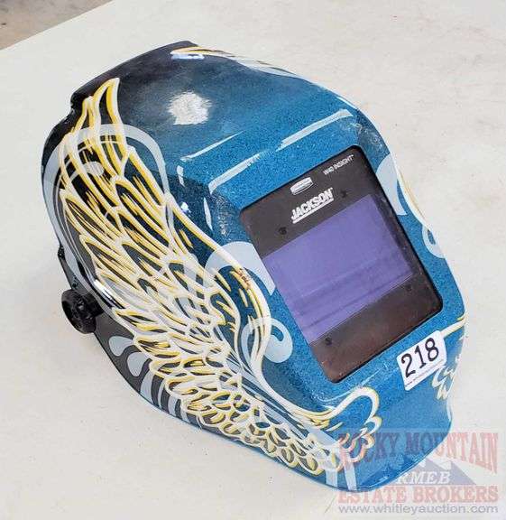 Jackson W40 Insight self darkening welding helmet. Rocky Mountain