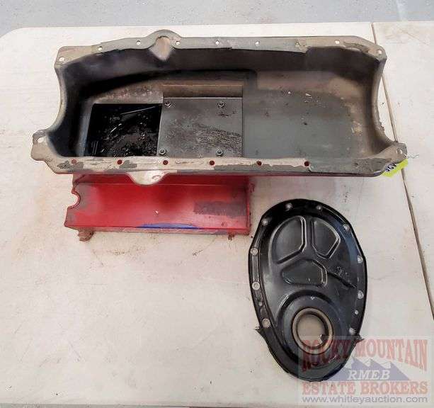 Kevko racing oil pan & timing chain cover. Rocky Mountain Estate