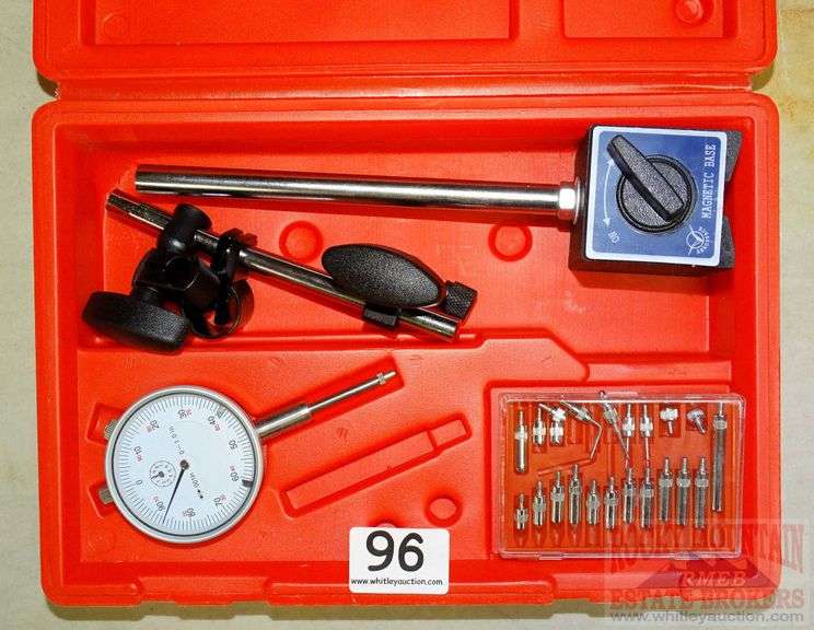 All Industrial Tool Supply Precision Inspection Set with dial indicator