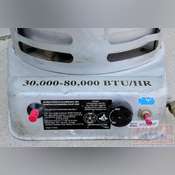 Scheu Products 30-80,000 BTU propane heater. - Rocky Mountain Estate  Brokers Inc.
