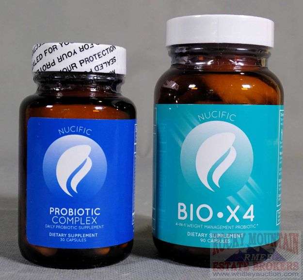 8 sealed bottles of Nucific BIOX4 dietary supplements & 3 sealed