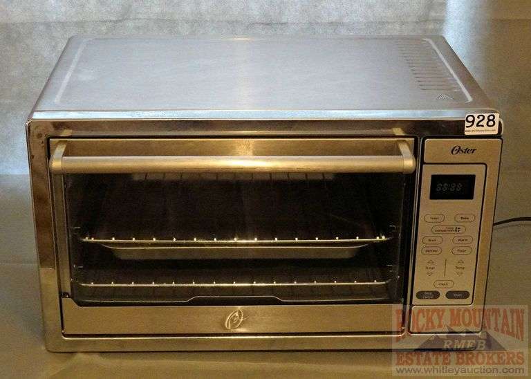 Oster stainless steel turboconvection toaster oven. Model TSSTTVXLDG