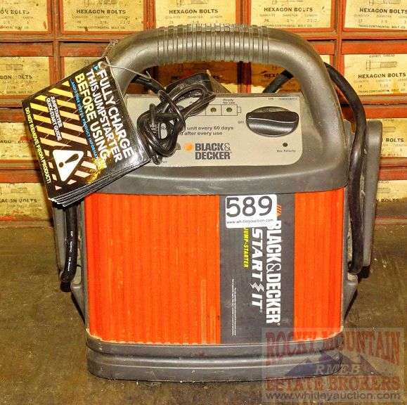 Black & Decker Start It jump starter, untested. Rocky Mountain Estate