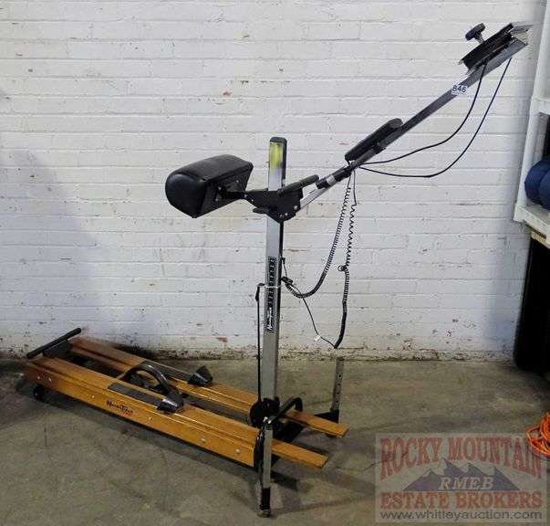 Highend NordicTrack Pro ski machine with monitor. Folds for storage