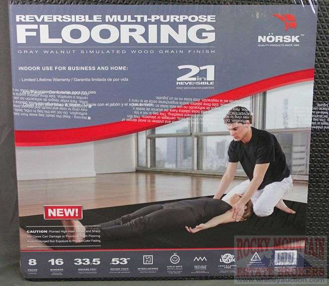 New pack of Norsk 2in1 reversible multipurpose foam flooring, 33.5