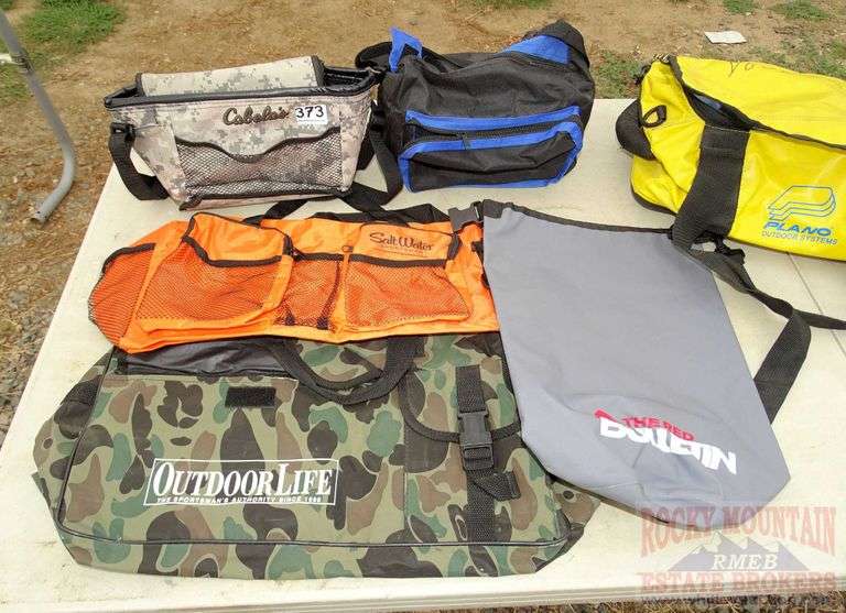Asst. Cabela's, Plano & other duffle bags, dry bag & more. All for one