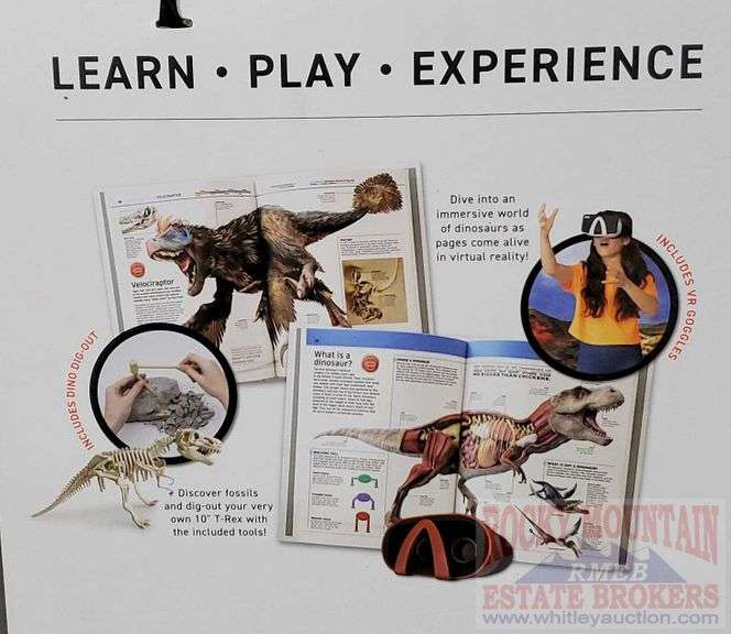 New Abacus "Virtual Reality Dinosaurs" illustrated interactive VR book