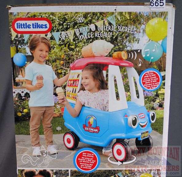 Cute, new in box, Little Tikes Ice Cream Truck with working steering