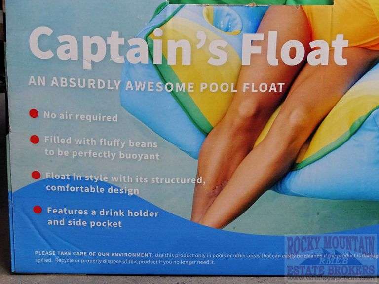 New Big Joe Captain's Float Pool Chair. Rocky Mountain Estate Brokers