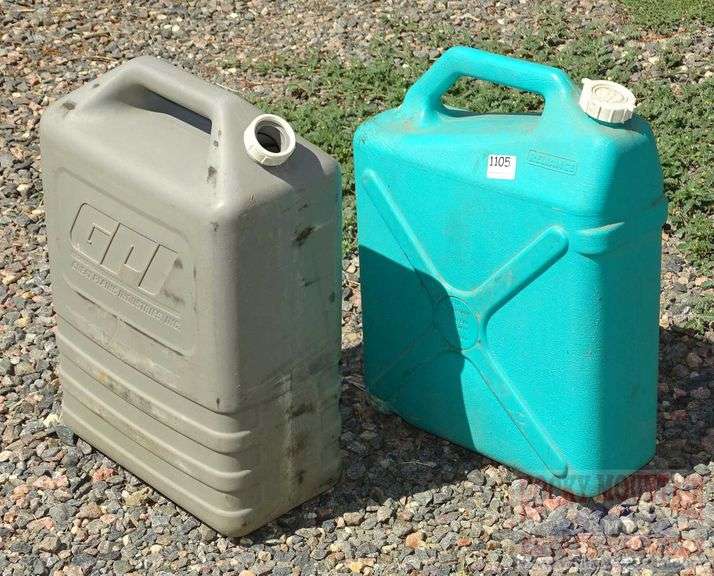 2 water jugs. Both for one money. Rocky Mountain Estate Brokers Inc.