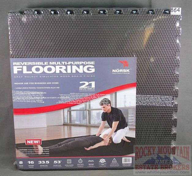 New pack of Norsk 2in1 reversible multipurpose foam flooring, 33.5