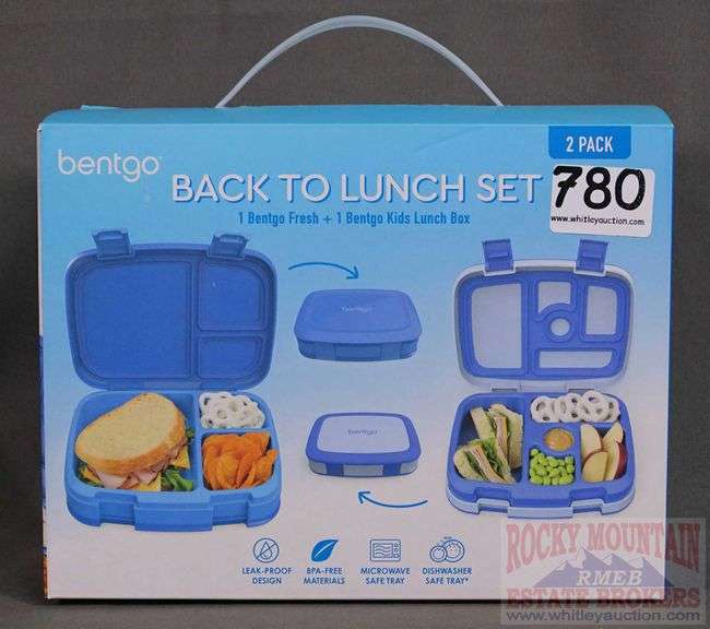 New Bentgo 2 pack "Back to School" lunch box set. Includes a Bentgo