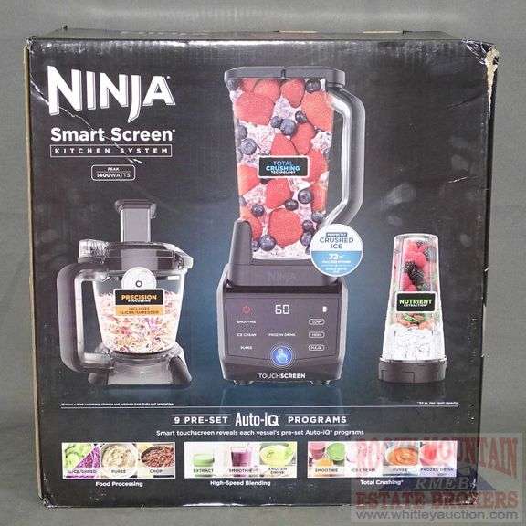 New Ninja smart screen kitchen system. High speed blending food