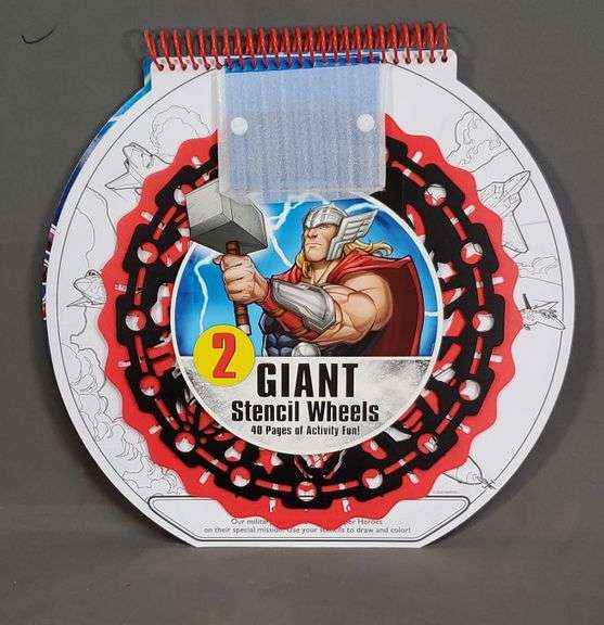 New Marvel Avengers Storybook Stencil Fun. 40 pages of activity fun and