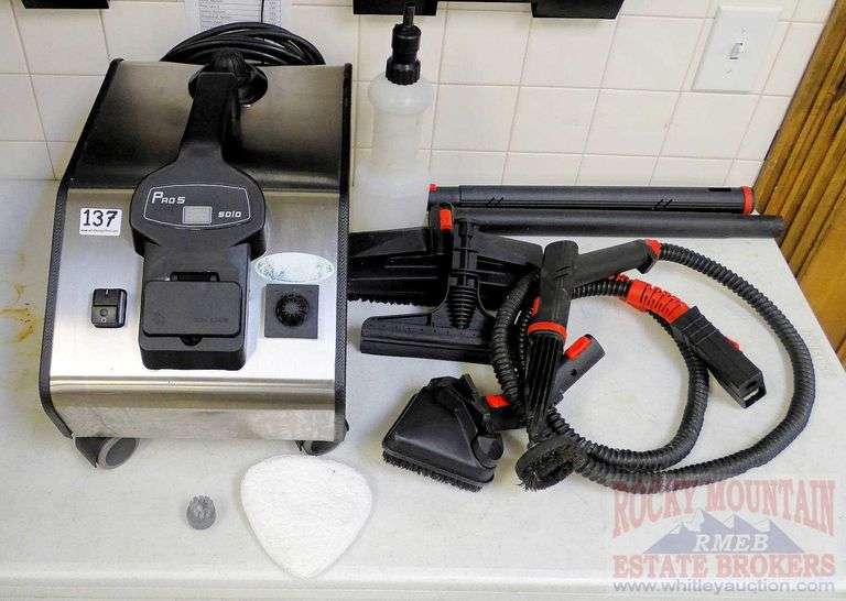 Vapor Clean Pro5 Solo SS Steam/Vapor Cleaner with Lots of Attachments