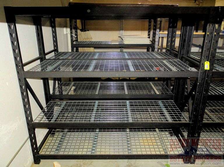 Nice Whalen Storage Heavy Duty Steel Shelf with 272"X24" Uprights, 872" Cross Beams and Wire