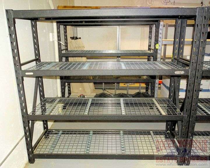 Nice Whalen Storage Heavy Duty Steel Shelf with 272"X24" Uprights, 872" Cross Beams and Wire