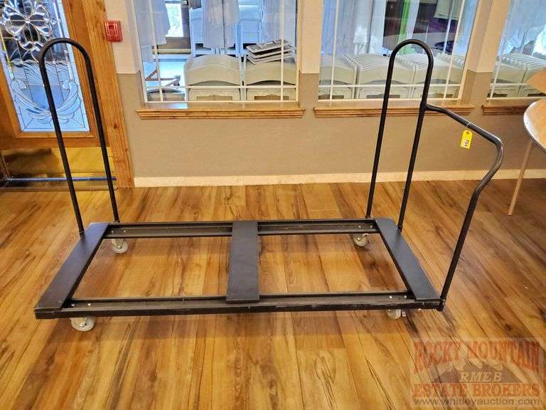 6' Rolling Table Rack. Holds Up To 20 Tables - Rocky Mountain Estate ...