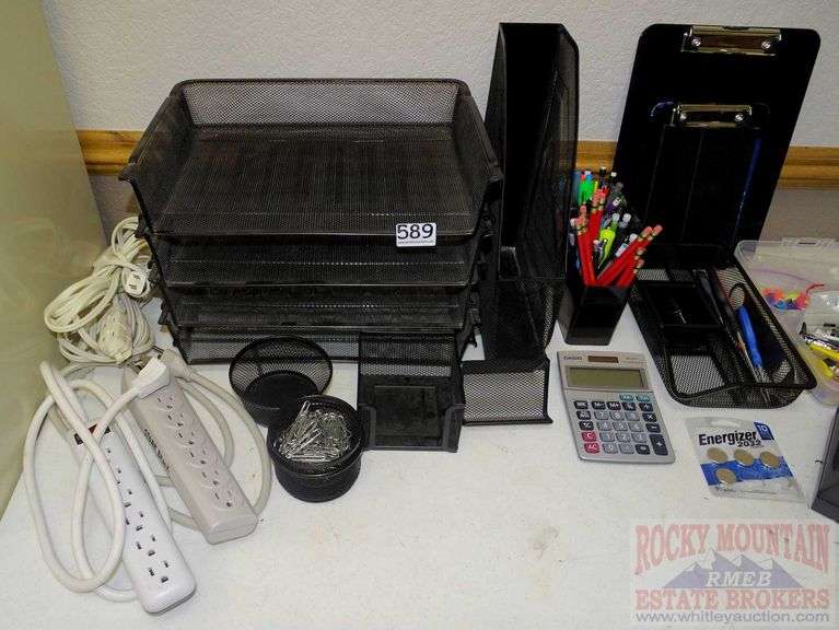 Power Strips, Paper Trays, Clipboard, Extension Cords, Office Supplies