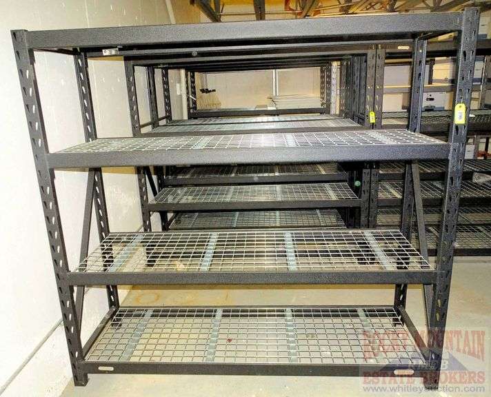 Nice Whalen Storage Heavy Duty Steel Shelf with 272"X24" Uprights, 872" Cross Beams and Wire