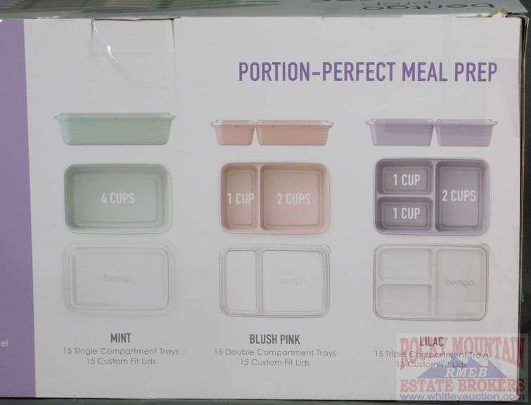 New Bentgo Prep 90Piece Meal Prep Kit. Dishwasher & Freezer Safe. 3