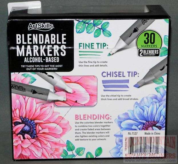 New Artskills 30 marker set of Blendable Markers. Rocky Mountain