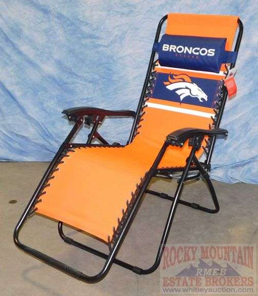 New "Denver Broncos" ZeroGravity Lounger. This innovative design