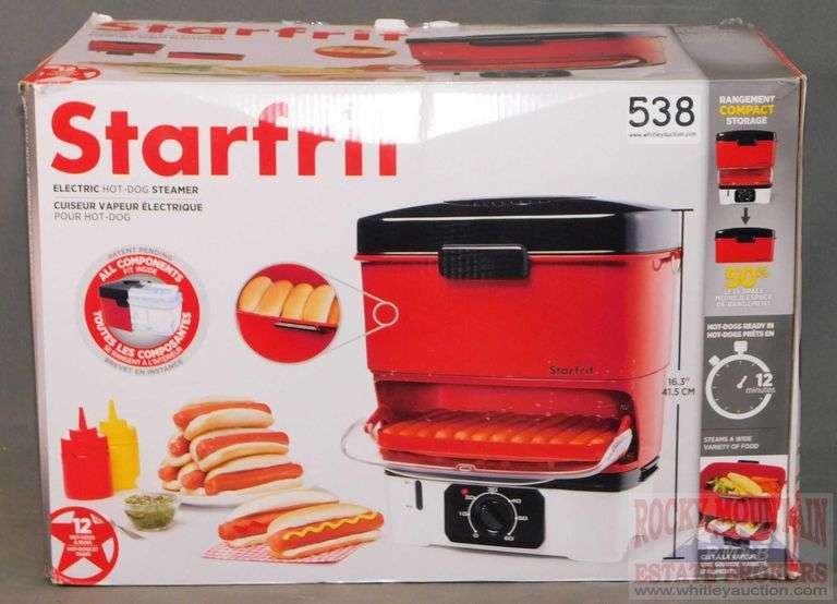 New Starfrit Electric Hot Dog Steamer that will cook up to 12 hotdogs
