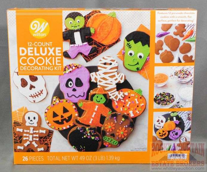 138 New Wilton 12Count Deluxe Cookie Decorating Kits. Total price is