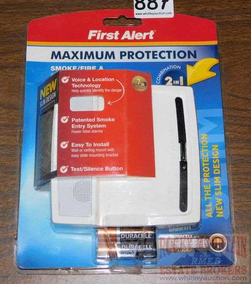 First Alert smoke and carbon monoxide alarm. Rocky Mountain Estate