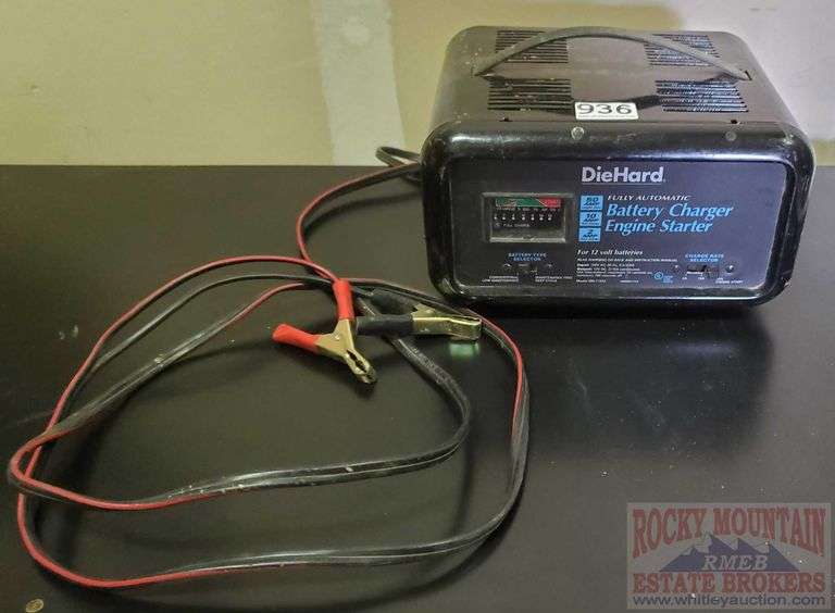 Diehard fully automatic battery charger/engine starter. Rocky