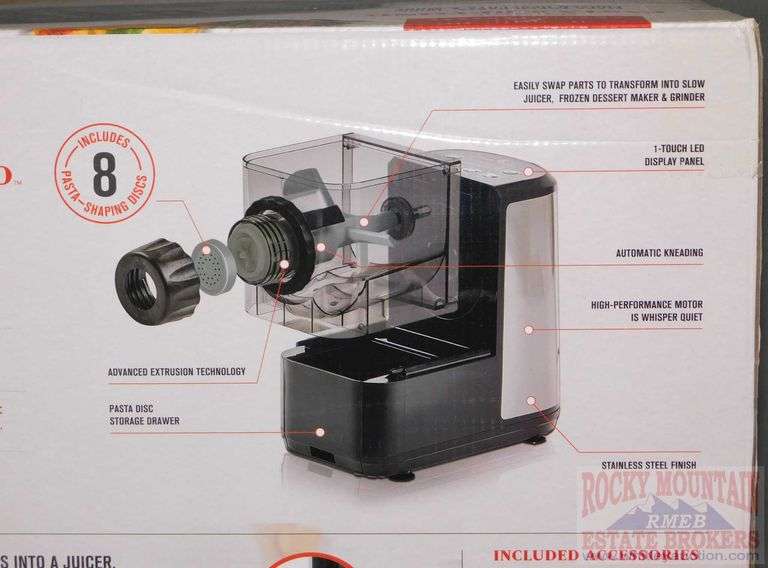 Emeril Lagasse Automatic "Pasta & Beyond" pasta maker, juicer, frozen