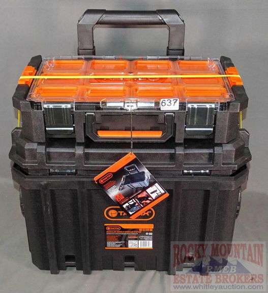 New Tactix 3in1 Modular Rolling Tool Box System with Telescoping