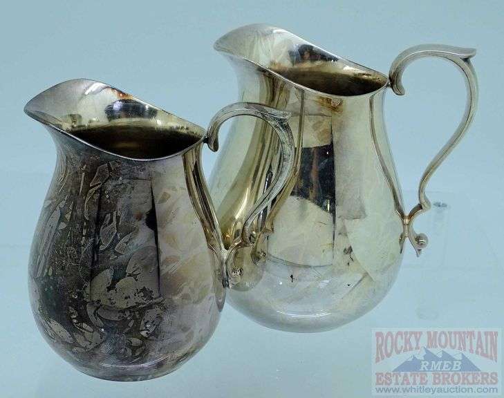 2 Vintage Reed & Barton Silverplate Creamers. 2 times the money. Total