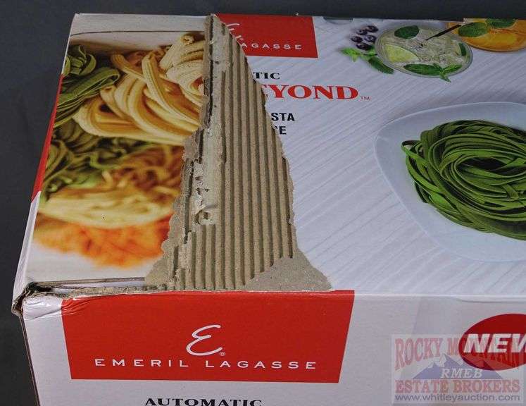 New Emeril Lagasse 2In1 Automatic "Pasta & Beyond" Pasta Maker and Juicer. This is a fully