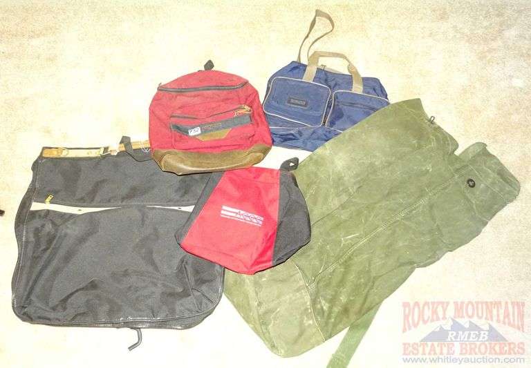 Military Duffel Bag, Jansport Backpack & More. All for one money. Rocky Mountain Estate