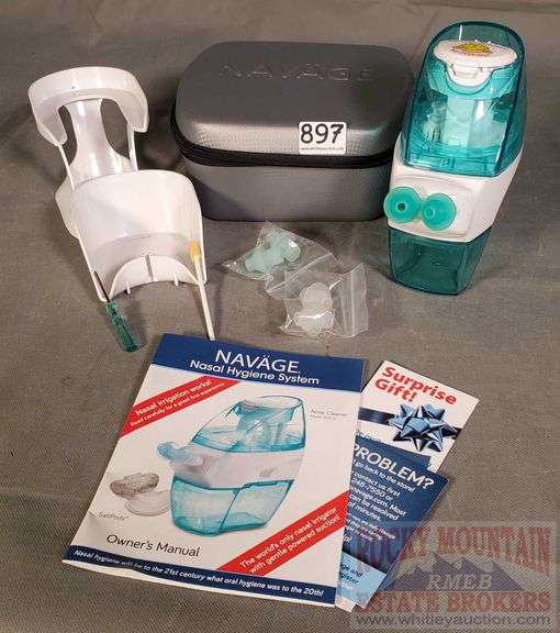Navage Nasal Hygiene System Appears New w/ Travel Case. All For One