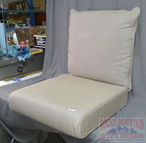 New Expensive Sunbrella Grey "Deep Seating" Universal Outdoor Furniture