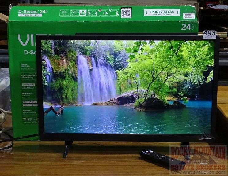 New Vizio 24" Model D24fJ09 , DSeries, with remote & original box