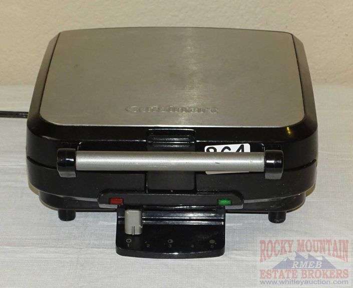 Nice Cuisinart Stainless Steel Waffle Maker. See description for