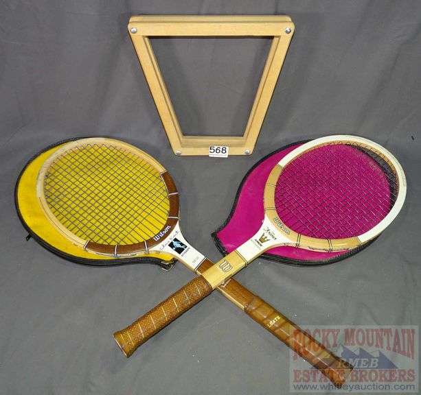 2 Vintage Wilson Tennis Rackets. Both for one money. Rocky Mountain